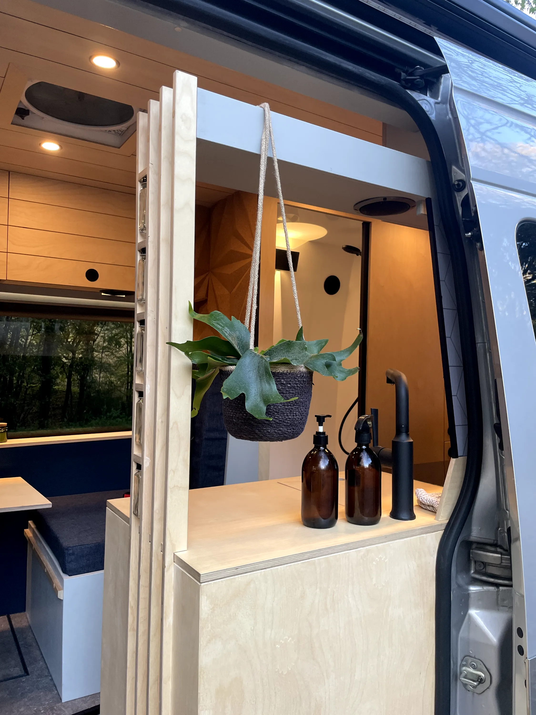 sprinter van with garage photo